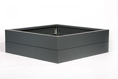 Plantenbak Modulair Antraciet 90x90x28 cm