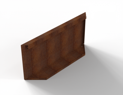 Kopschot paneel (D) 90x42 cm