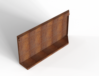 Uitwendig hoekpaneel-L (B) 90x42 cm