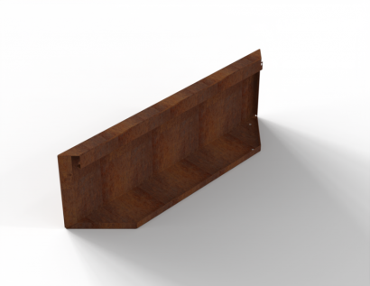 Kopschot paneel (D) 90x28 cm