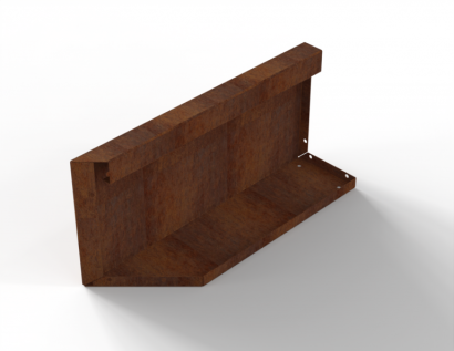Uitwendig hoekpaneel-R (B) 60x28 cm