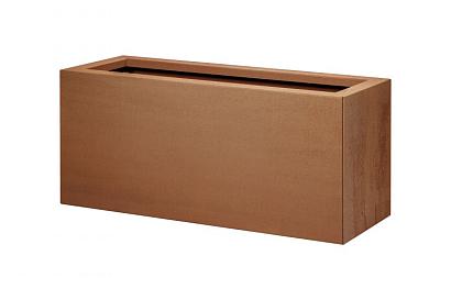Bloembak vlak - 30x90x40 cm Corten