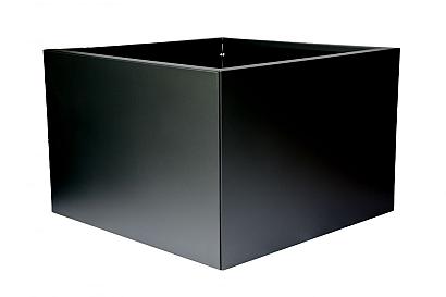 Bloembak vlak - 210x210x60 cm Grafiet zwart