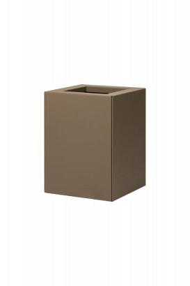 Bloembak vlak - 30x30x40 cm Supra bruin