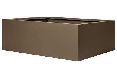 Bloembak vlak - 120x210x40 cm Supra bruin