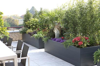 Plantenbak Modulair Antraciet 300x300x42 cm