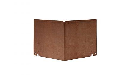Uitwendige hoek Double (flg) 16.5 cm - Corten