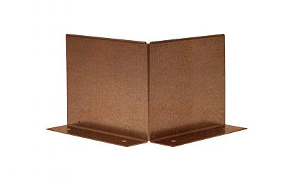 Uitwendige hoek Double (flg) 10 cm - Corten