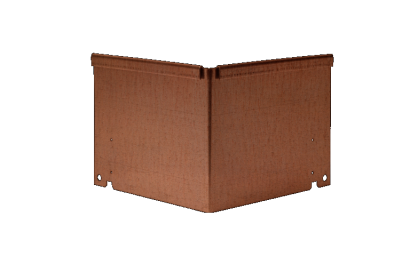 Inwendige hoek Kantopsluiting Single & Single flex 10 cm - Corten