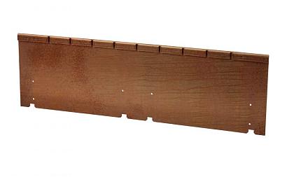 Kantopsluiting Single flex 300x16.5 cm - Corten