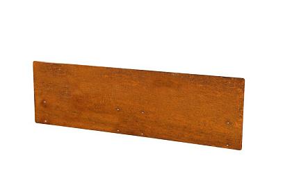 Kantopsluiting Stroke 300x16.5 cm - Corten
