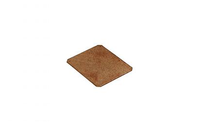 Koppelplaat 10 cm - Corten - verpakt per 50 st.
