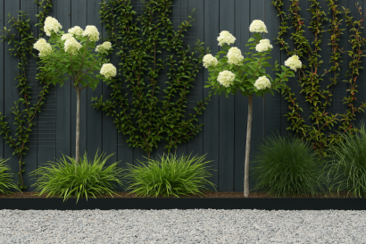 Kantopsluiting Single flex 300x16.5 cm - Grafiet zwart