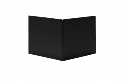 Uitwendige hoek Kantopsluiting  Single / Single flex 27.7 cm - Grafiet zwart
