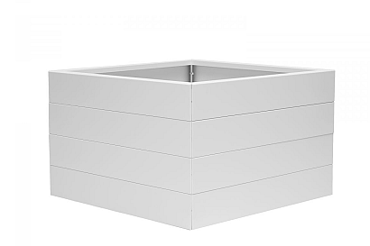 Bloembak Modulair - 240x240x70 cm Wit