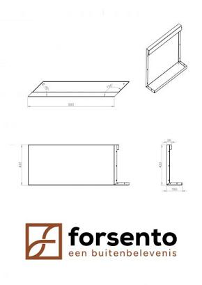 Parallel paneel-R (E) 90x42 cm