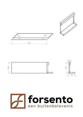 Parallel paneel-R (E) 90x28 cm