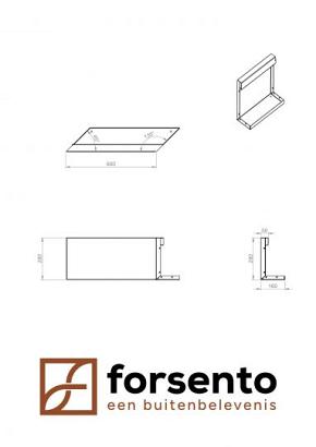 Parallel paneel-R (E) 60x28 cm