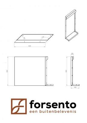 Parallel paneel-R (E) 60x56 cm