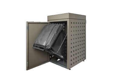 Kliko-ombouw met plantenbak Taupe 240 liter