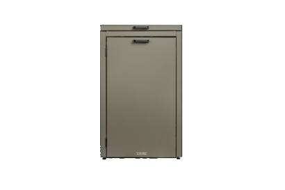 Kliko-ombouw met klep Taupe 240 liter
