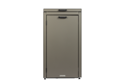 Kliko-ombouw met klep Taupe 120 liter