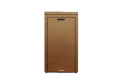 Kliko-ombouw met vaste deksel Cortenstaal 120 liter