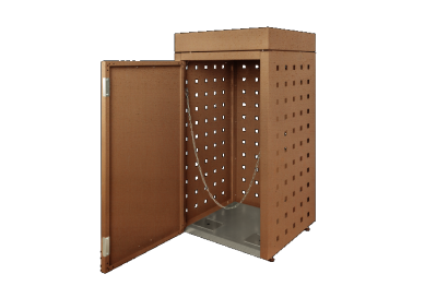 Kliko-ombouw met plantenbak Cortenstaal 120 liter