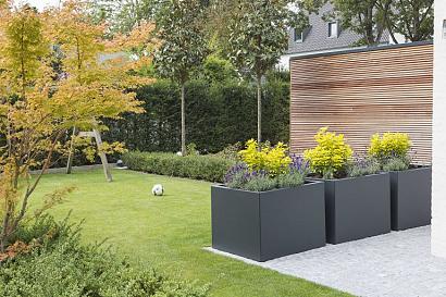 Plantenbak Vlak Antraciet 60x30x80 cm