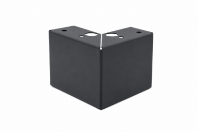 Poten set - 9.5 cm hoog Antraciet