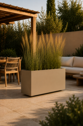 Plantenbak Recta Sepia Beige 90x40x60 cm