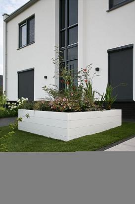 Plantenbak Modulair Wit 270x30x28 cm