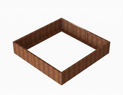Plantenbak Module+ Corten 210x210x42 cm