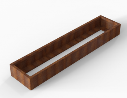 Plantenbak Module+ Corten 270x60x28 cm