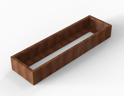 Plantenbak Module+ Corten 210x90x28 cm