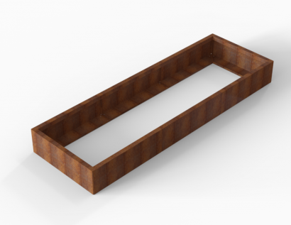 Plantenbak Module+ Corten 270x90x28 cm