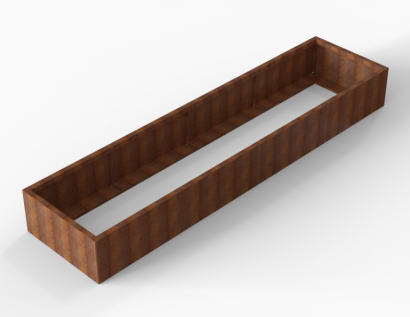 Plantenbak Module+ Corten 360x90x42 cm
