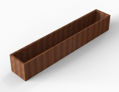 Plantenbak Module+ Corten 360x60x56 cm