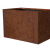 Bloembak vlak - 60x90x60 cm Corten