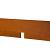 Kantopsluiting Double 300x16.5 cm Corten