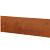 Kantopsluiting Single 300x10 cm - Corten