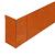 Hoekstuk Uitwendig 56 cm - 15x56x15 cm (LxHxB) Corten