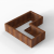 Bloembak Module+ L-vorm 60x120x120x28 cm