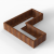 Bloembak Module+ L-vorm 60x150x150x28 cm