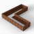 Bloembak Module+ L-vorm 60x180x180x28 cm