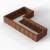 Bloembak Module+ L-vorm 60x120x180x28 cm