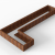 Bloembak Module+ L-vorm 60x330x150x28 cm