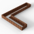 Bloembak Module+ L-vorm 60x330x240x28 cm