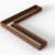 Bloembak Module+ L-vorm 60x330x330x28 cm