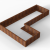Bloembak Module+ L-vorm 90x270x180x28 cm